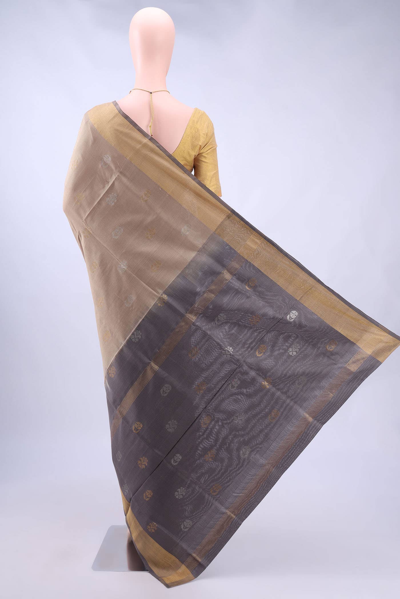 Beige Uppada Silk Saree
