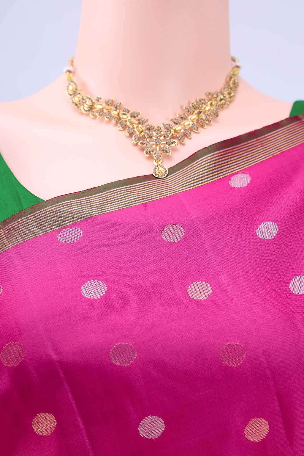 Rani Pink Soft Silk Saree
