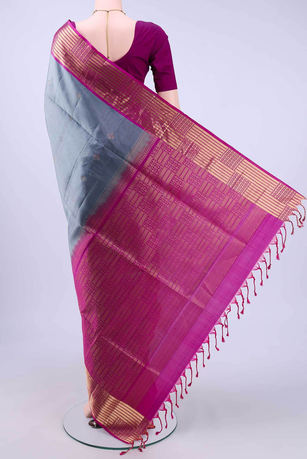 no Dual Tone Soft Silk Saree