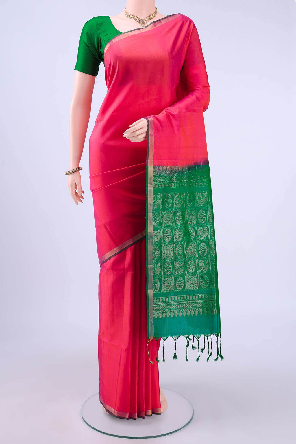 no Dual Tone Soft Silk Saree