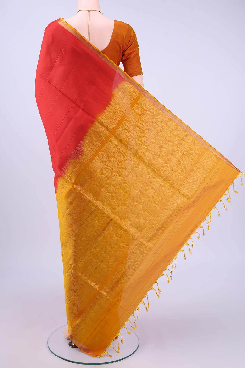 no Dual Tone Soft Silk Saree