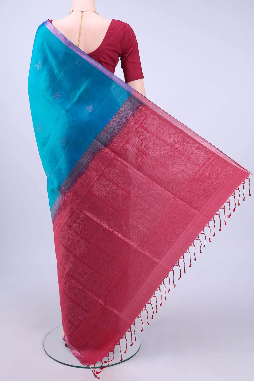 no Dual Tone Soft Silk Saree