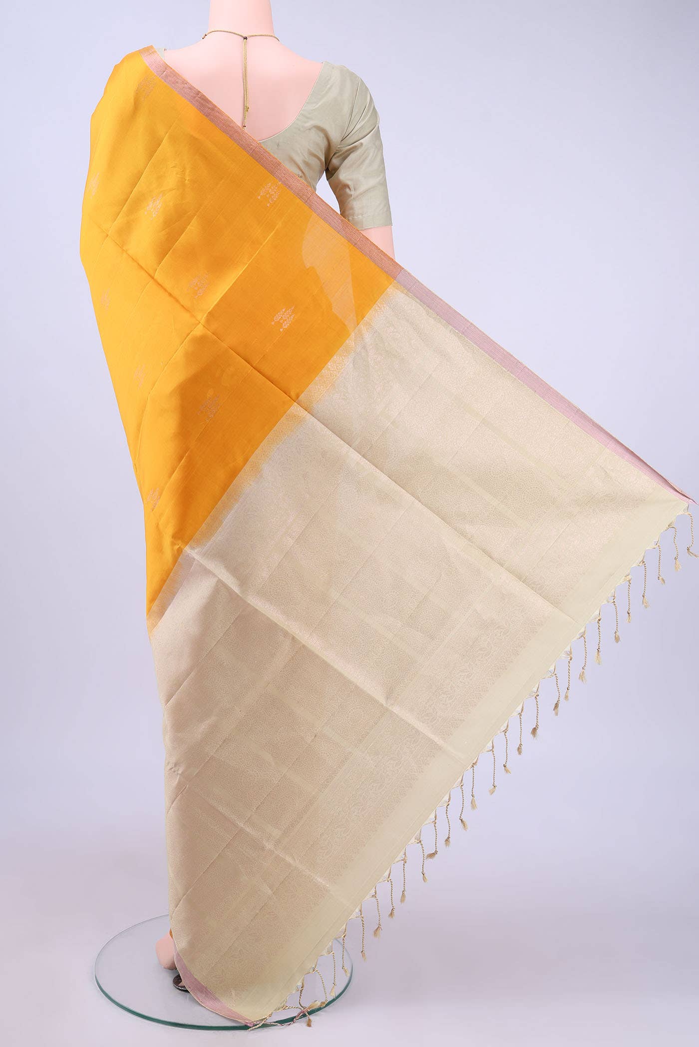 Yellow Soft Silk Saree