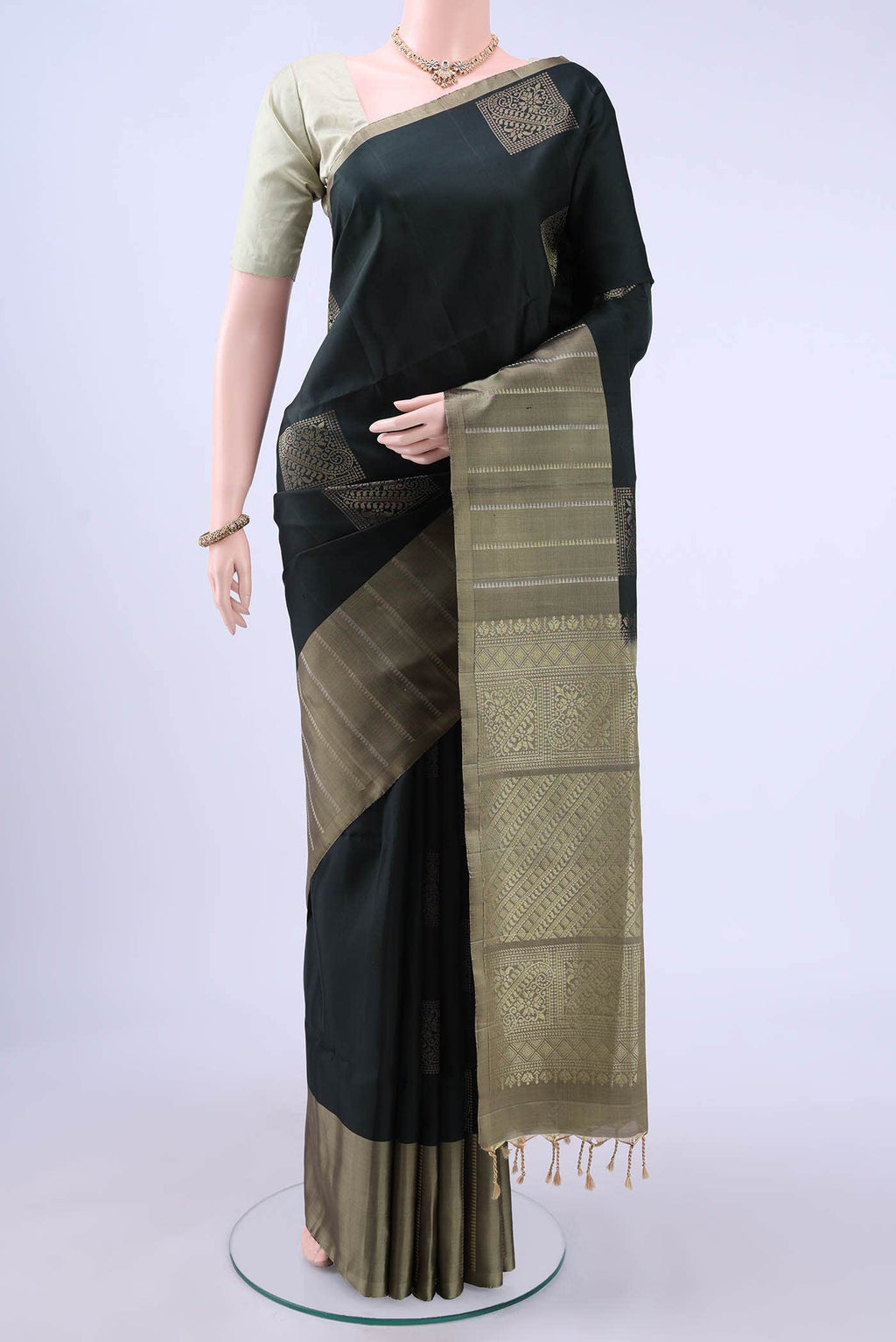 Black Soft Silk Saree