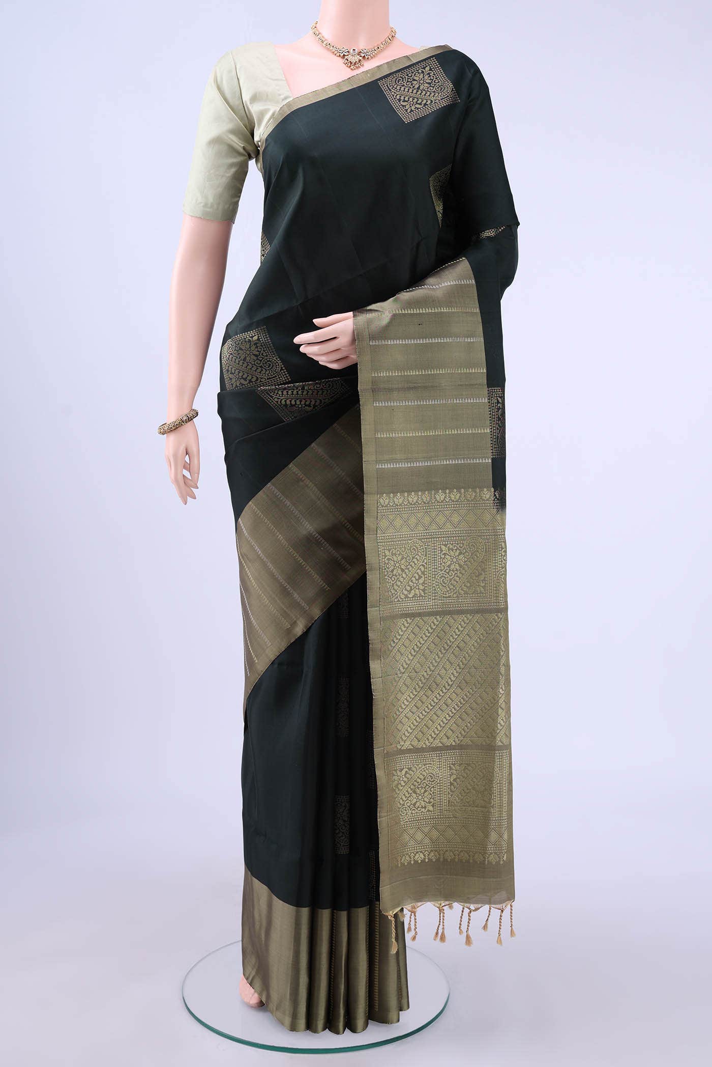 Black Soft Silk Saree
