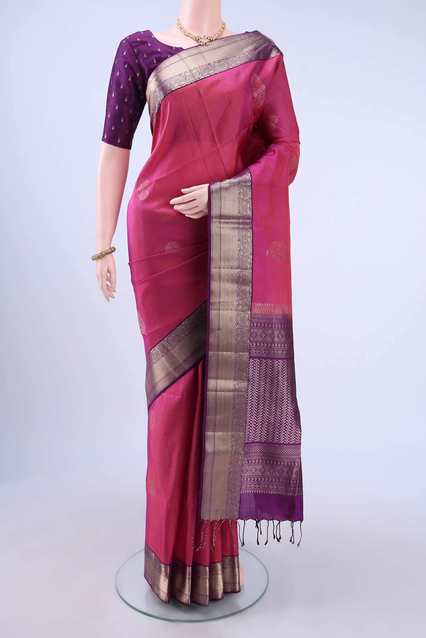 no Dual Tone Soft Silk Saree