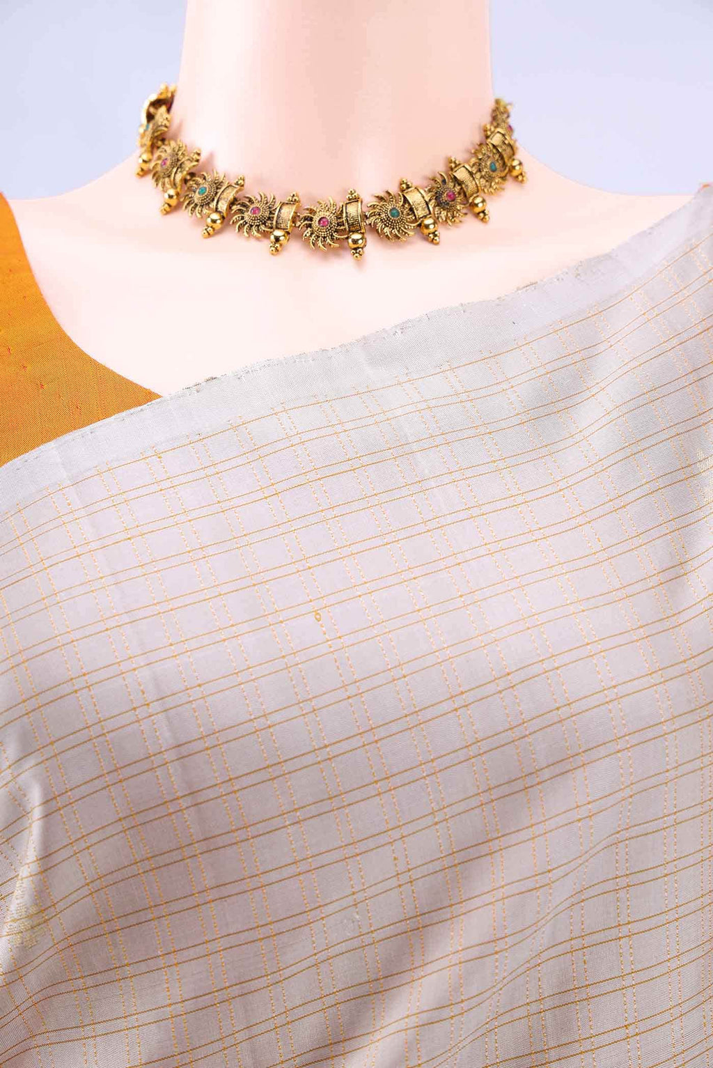 Beige Soft Silk Saree