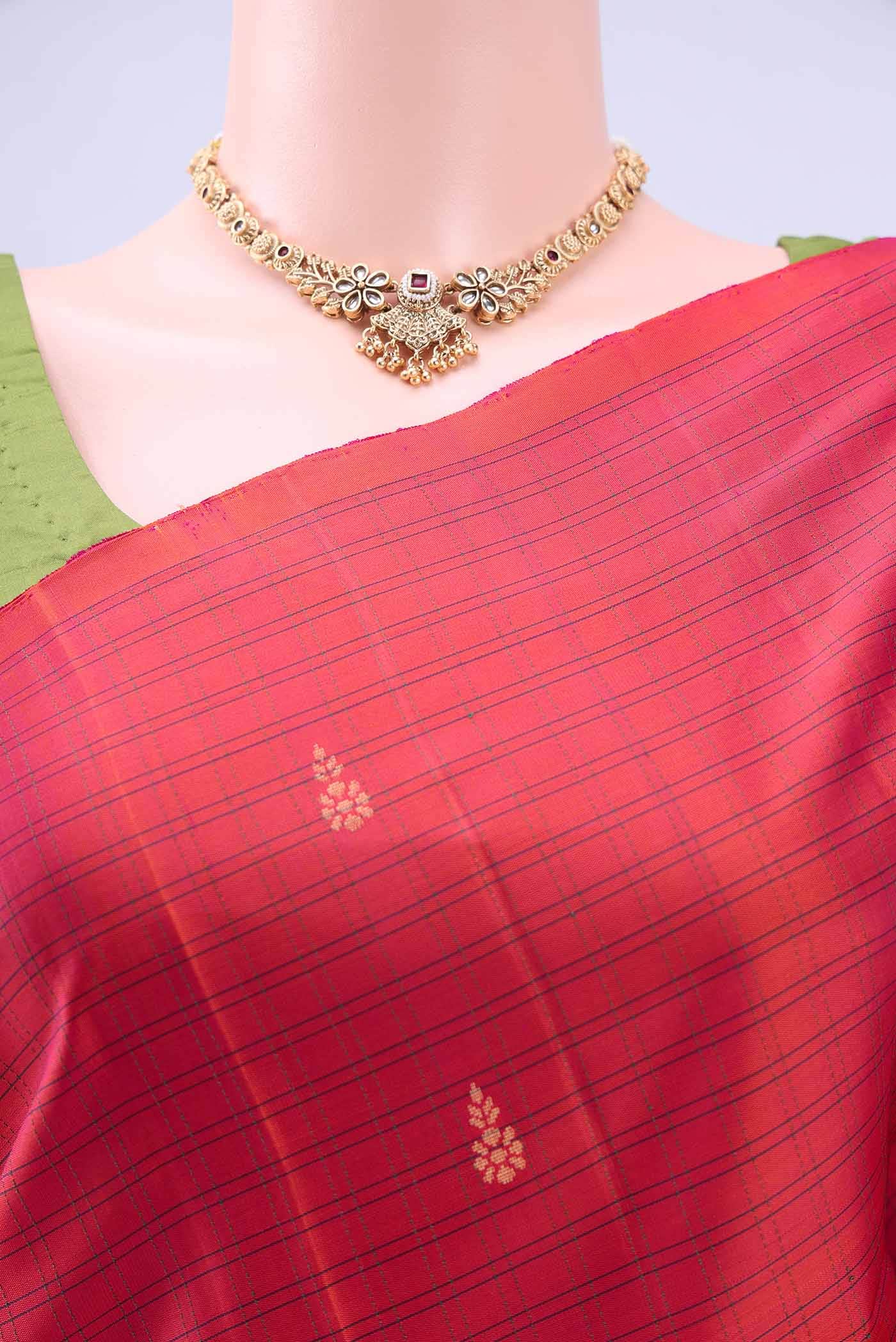 Rust Soft Silk Saree