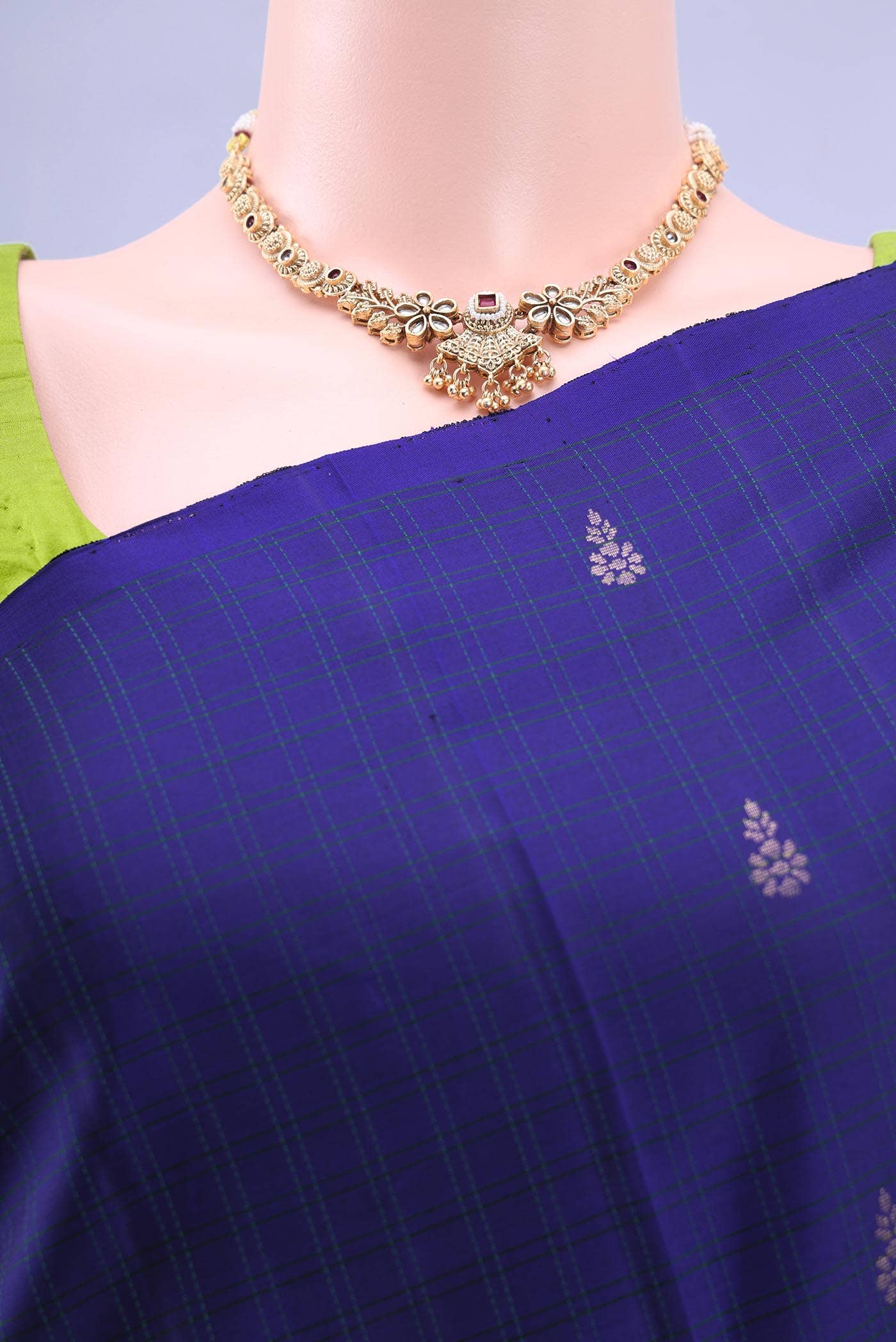 Navy Blue Soft Silk Saree