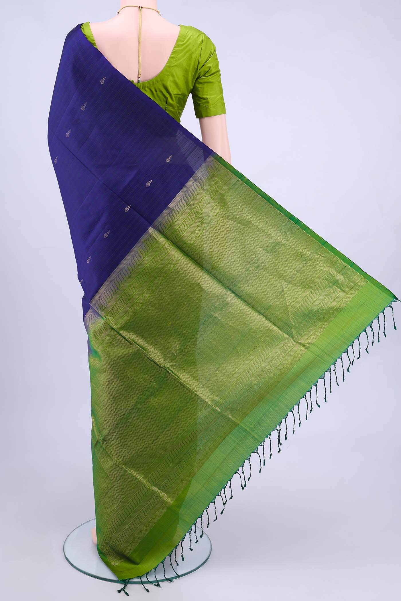 Navy Blue Soft Silk Saree