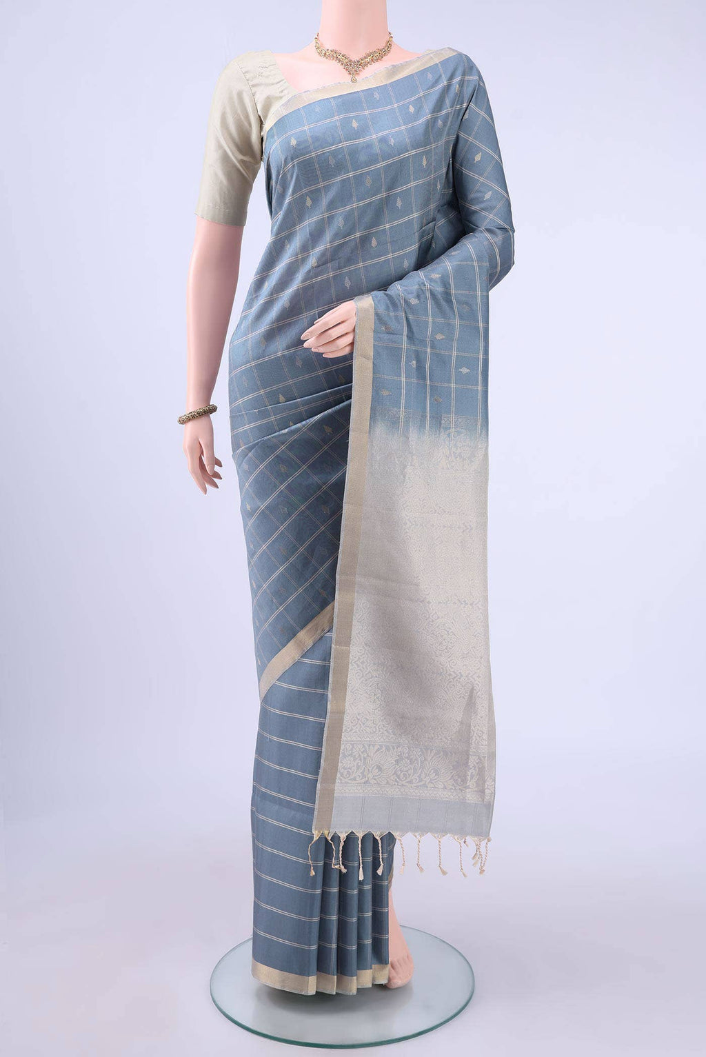 no Dual Tone Soft Silk Saree