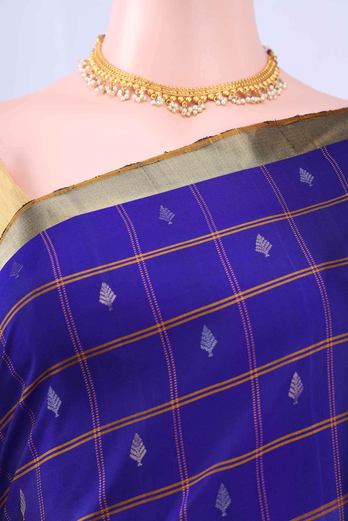 Navy Blue Soft Silk Saree