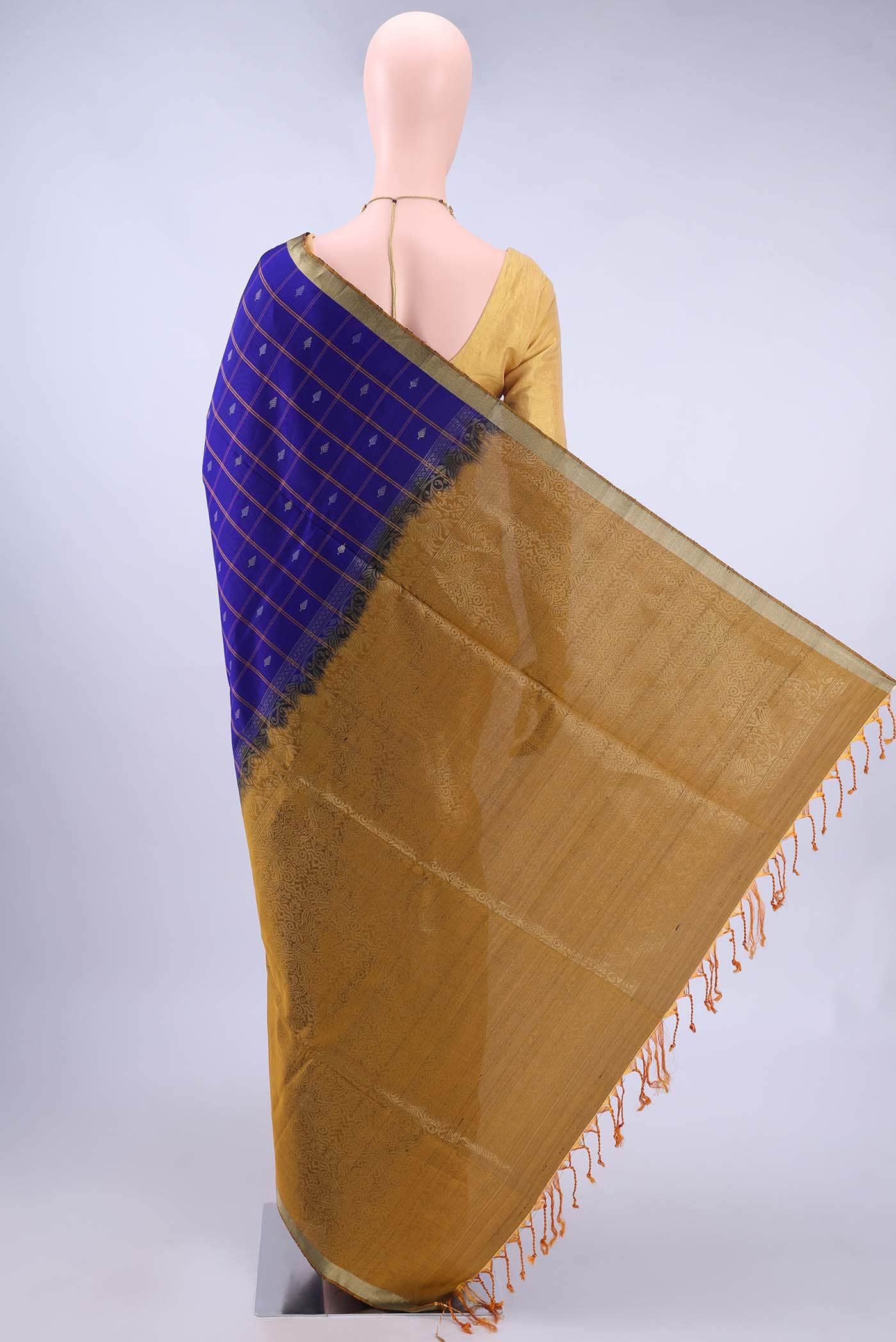 Navy Blue Soft Silk Saree