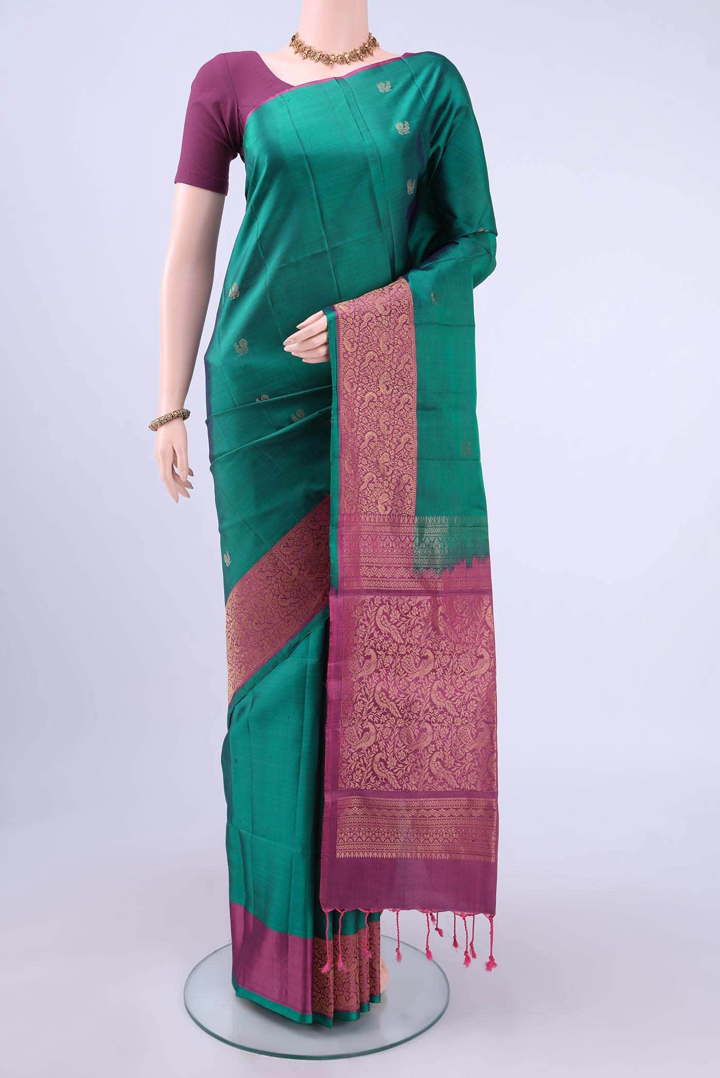 Green Soft Silk Saree