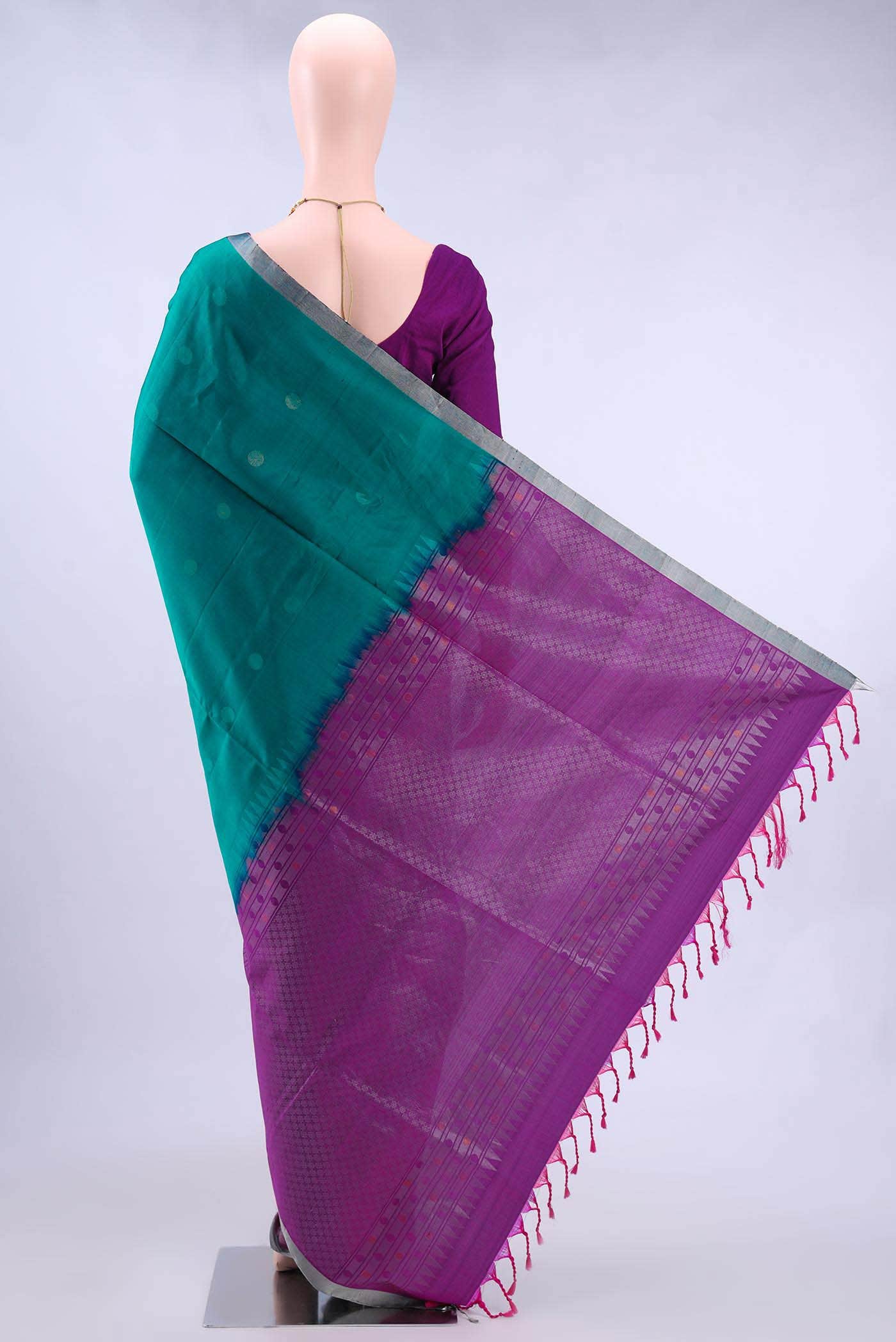 Blue Soft Silk Saree