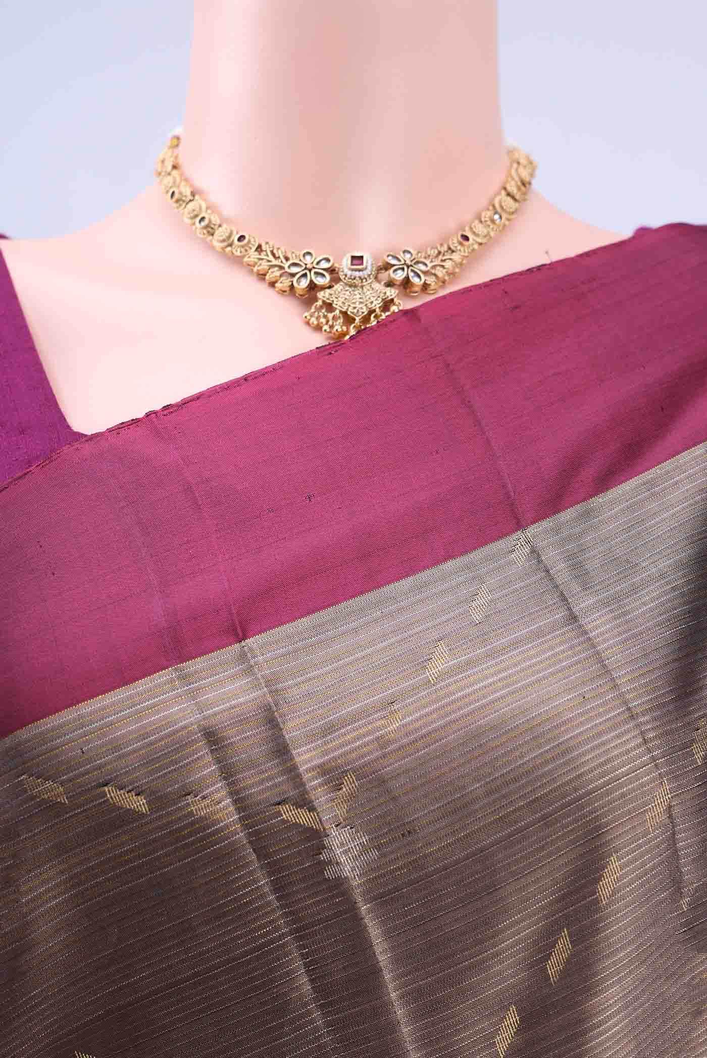 Brown Soft Silk Saree