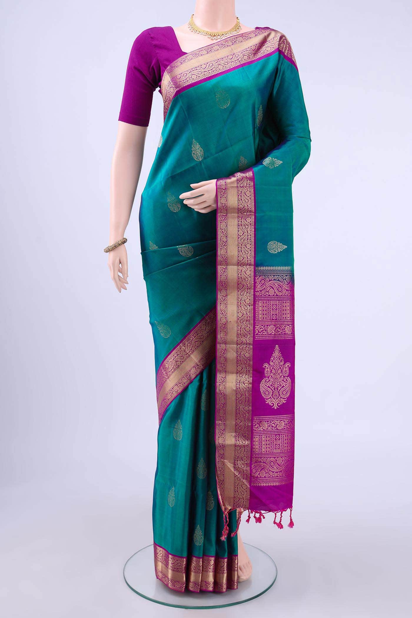 no Dual Tone Soft Silk Saree