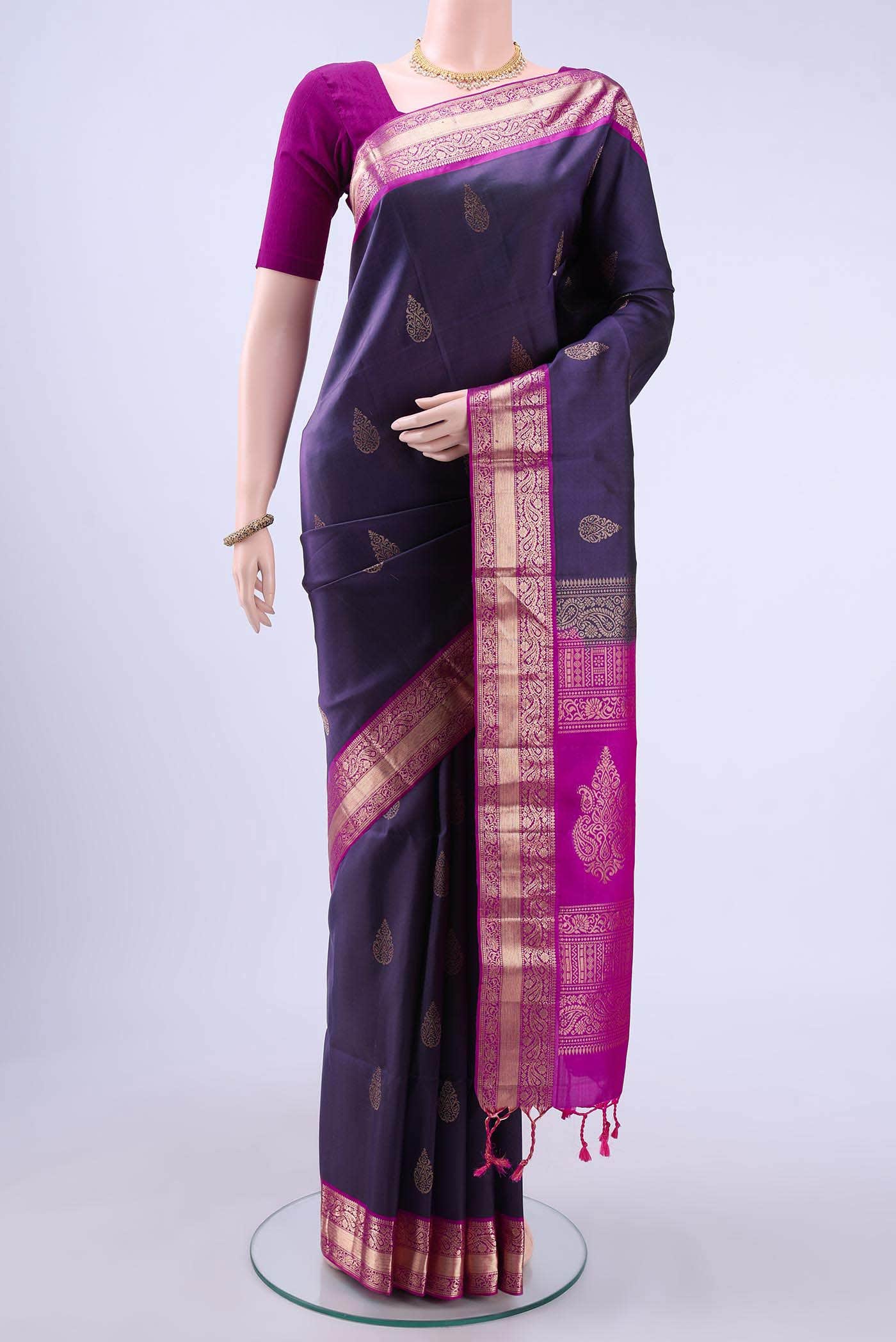 no Dual Tone Soft Silk Saree