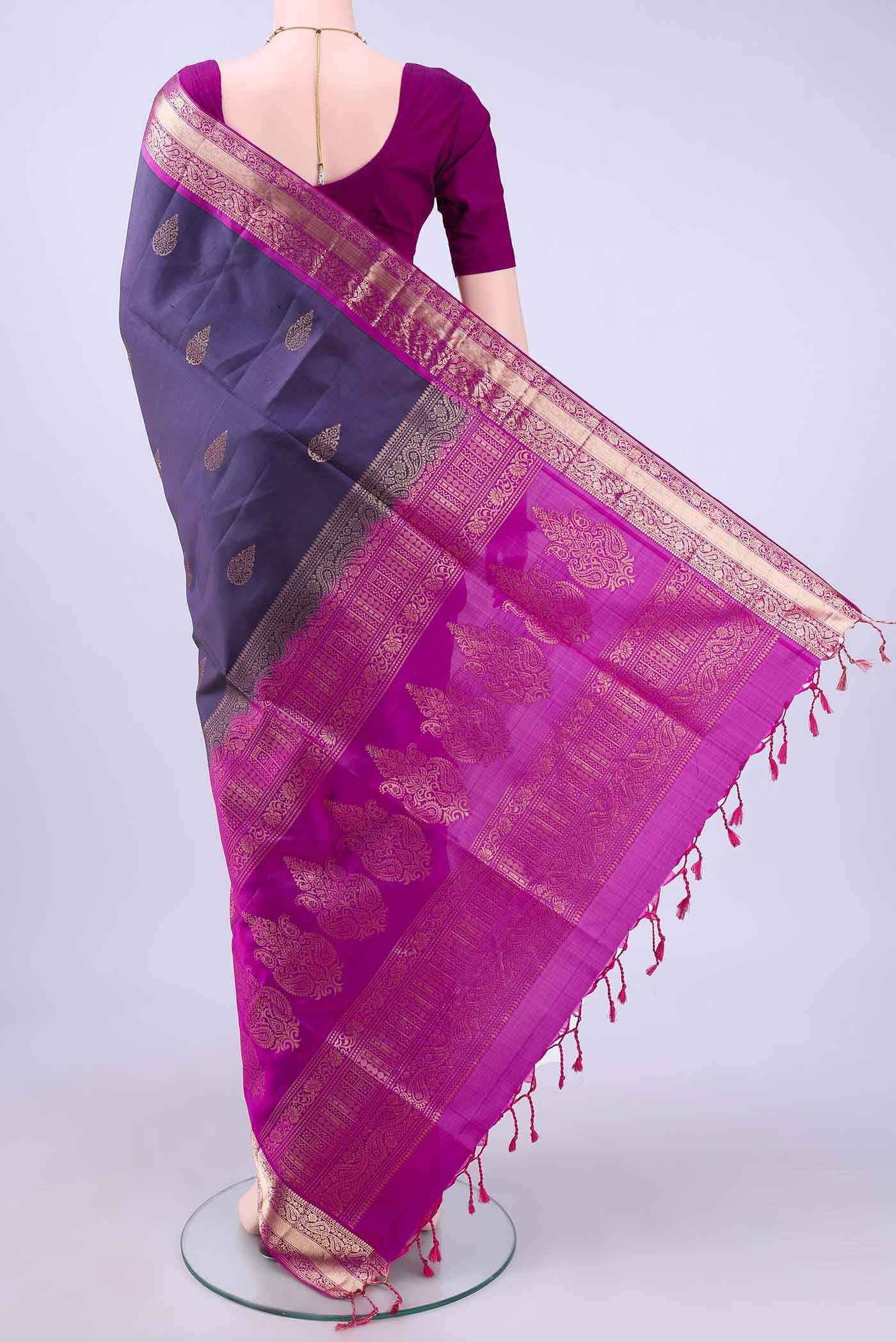 no Dual Tone Soft Silk Saree