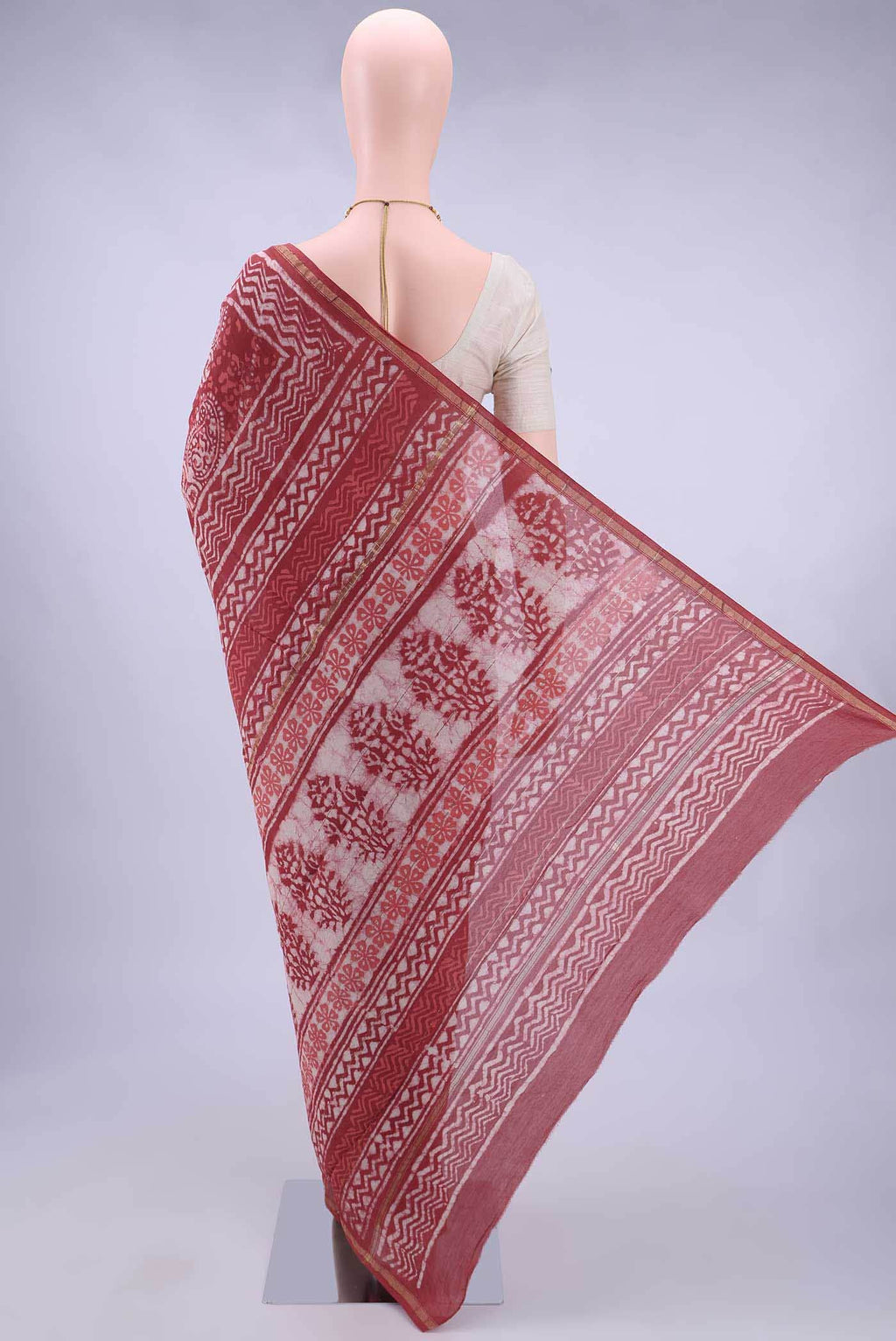 Bottle Green Kantha Silk Saree