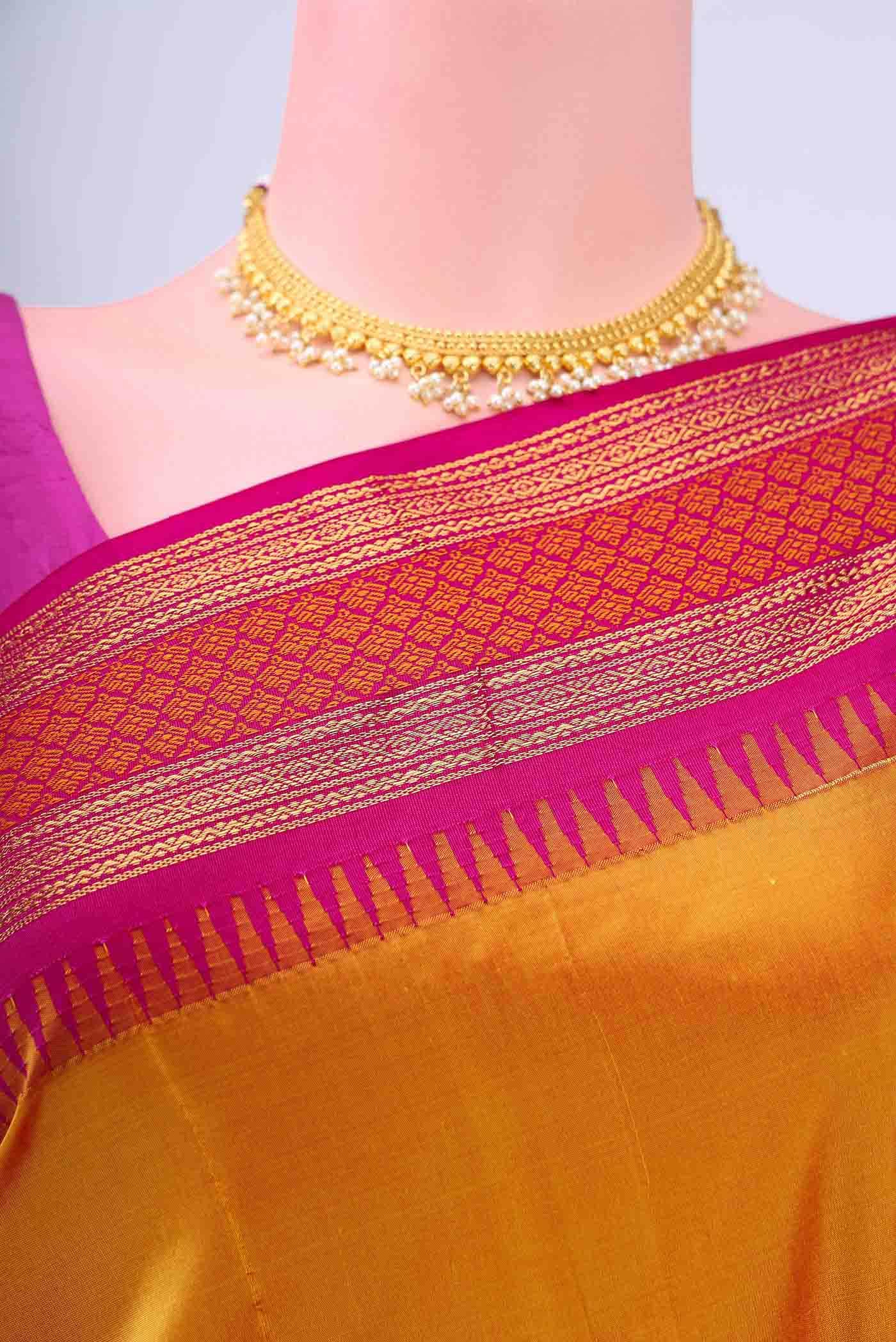 Green Blended Bangalore Silk - kadyal Saree