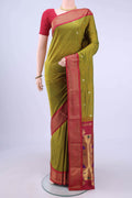Light Green Blended Bangalore Silk - kadyal Saree