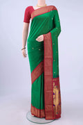 Green Blended Bangalore Silk - kadyal Saree