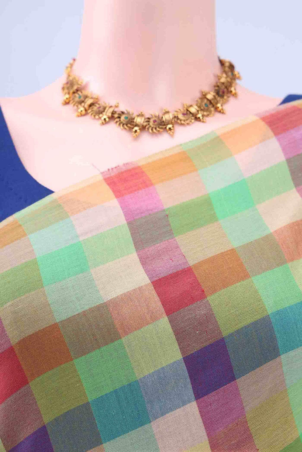 Multi Khadi Cotton Saree