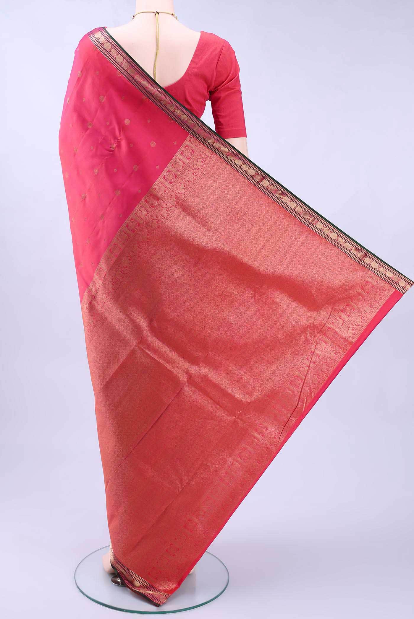Imperial Pink Nangavalli Silk [ Salem ] Saree