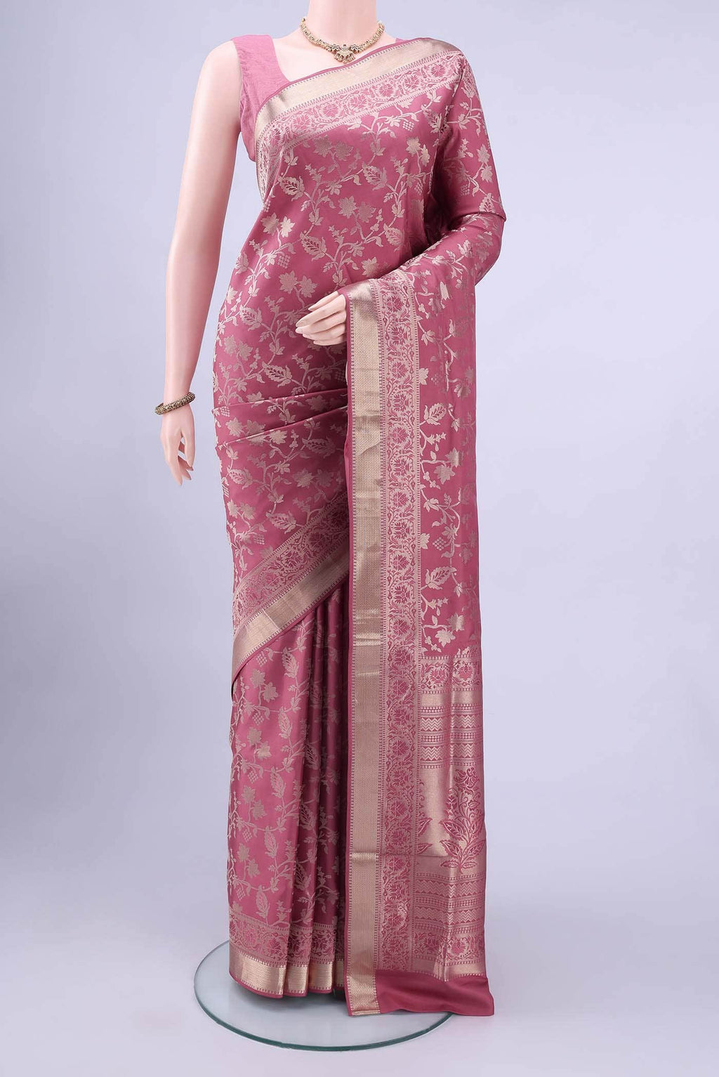 Pink Soft Silk Saree