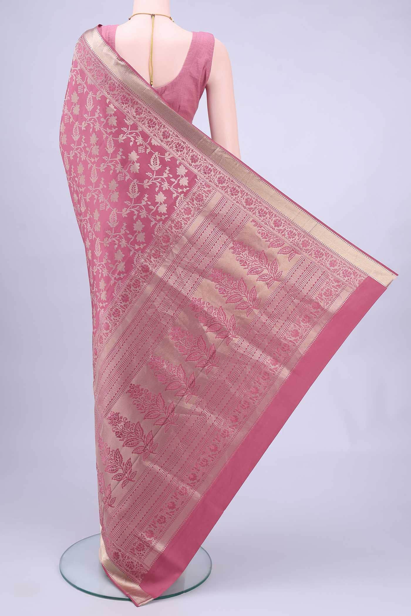 Pink Soft Silk Saree