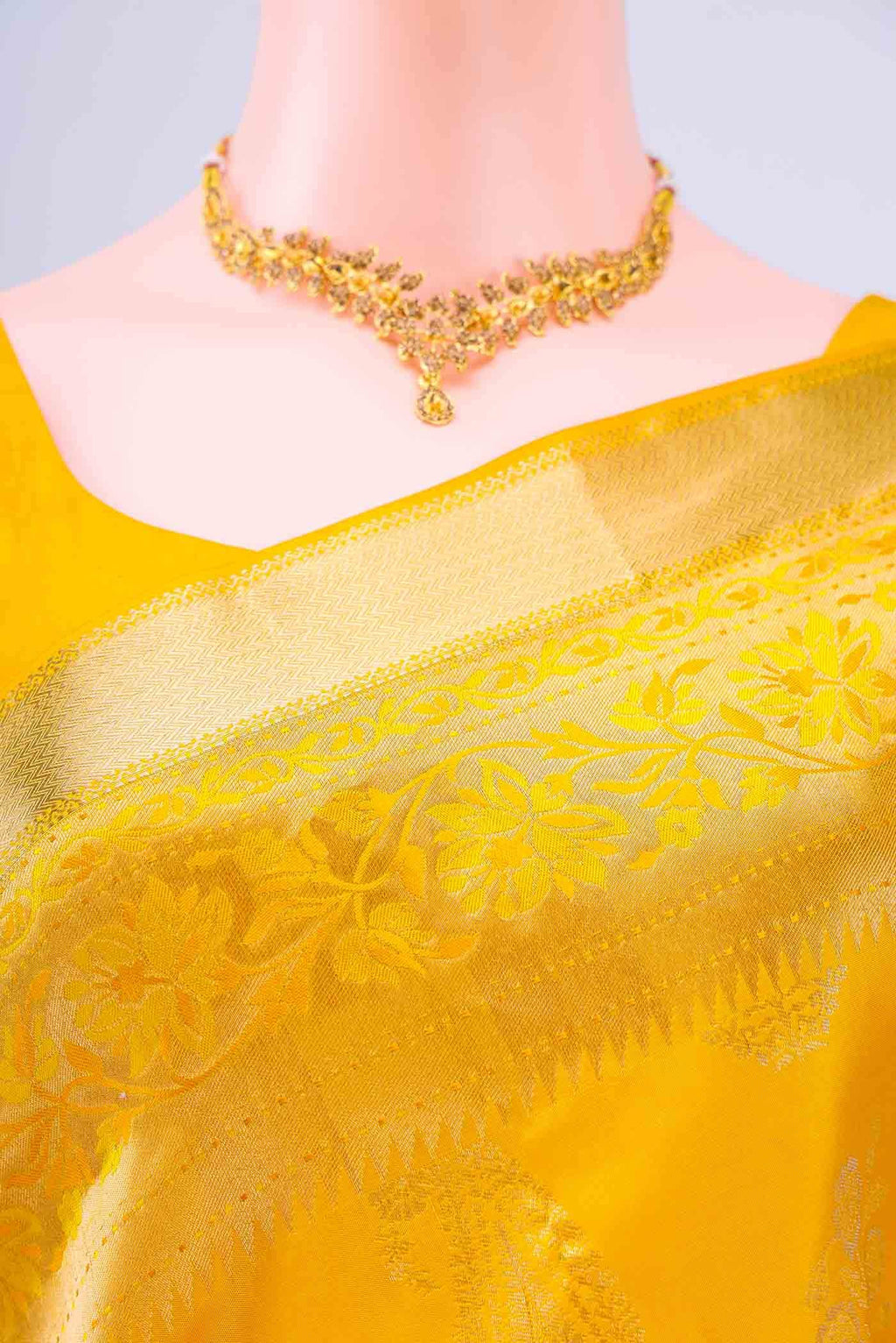 Yellow Soft Silk Saree