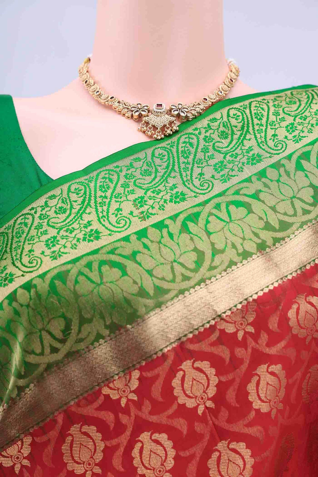 Red Soft Silk Saree