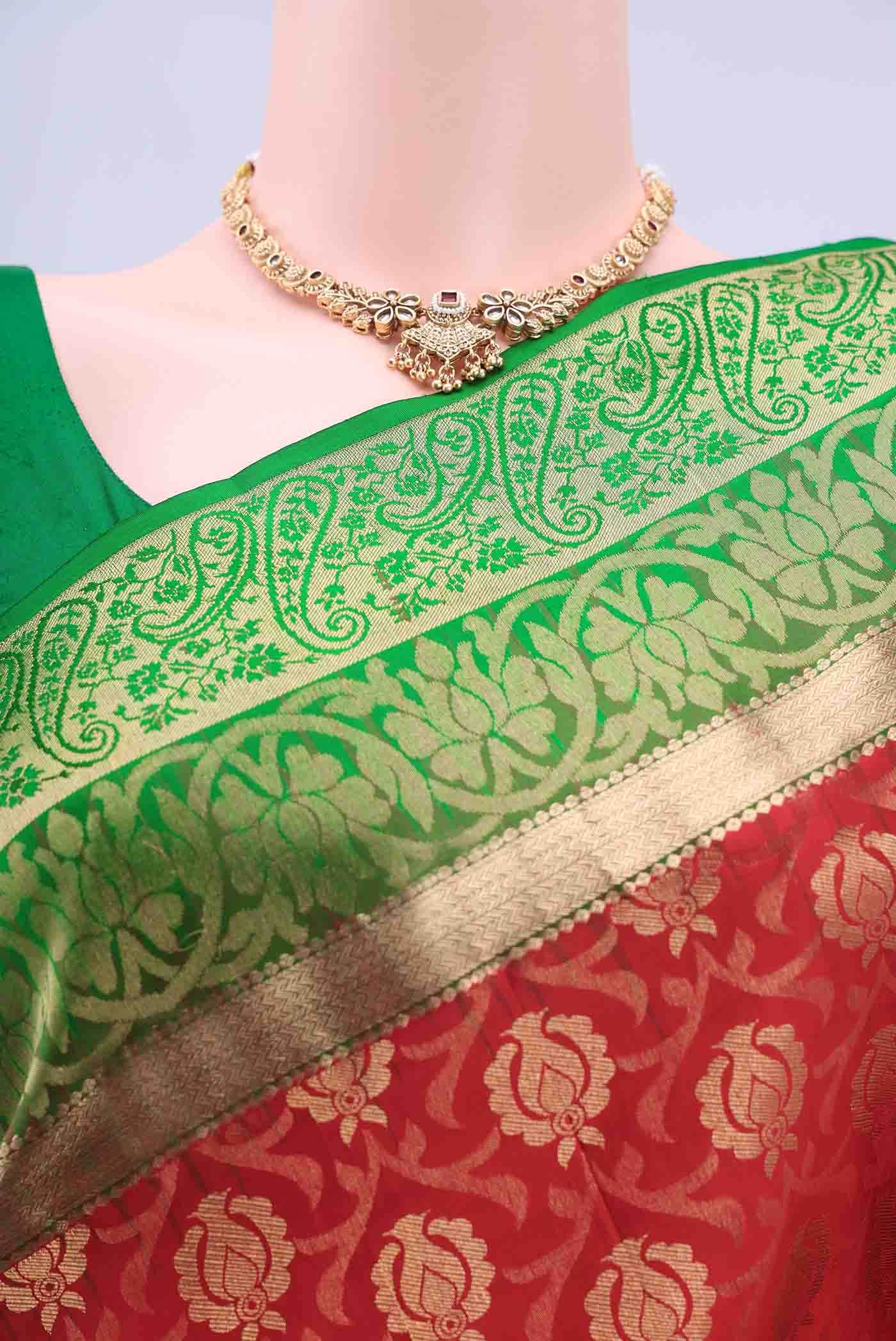 Red Soft Silk Saree