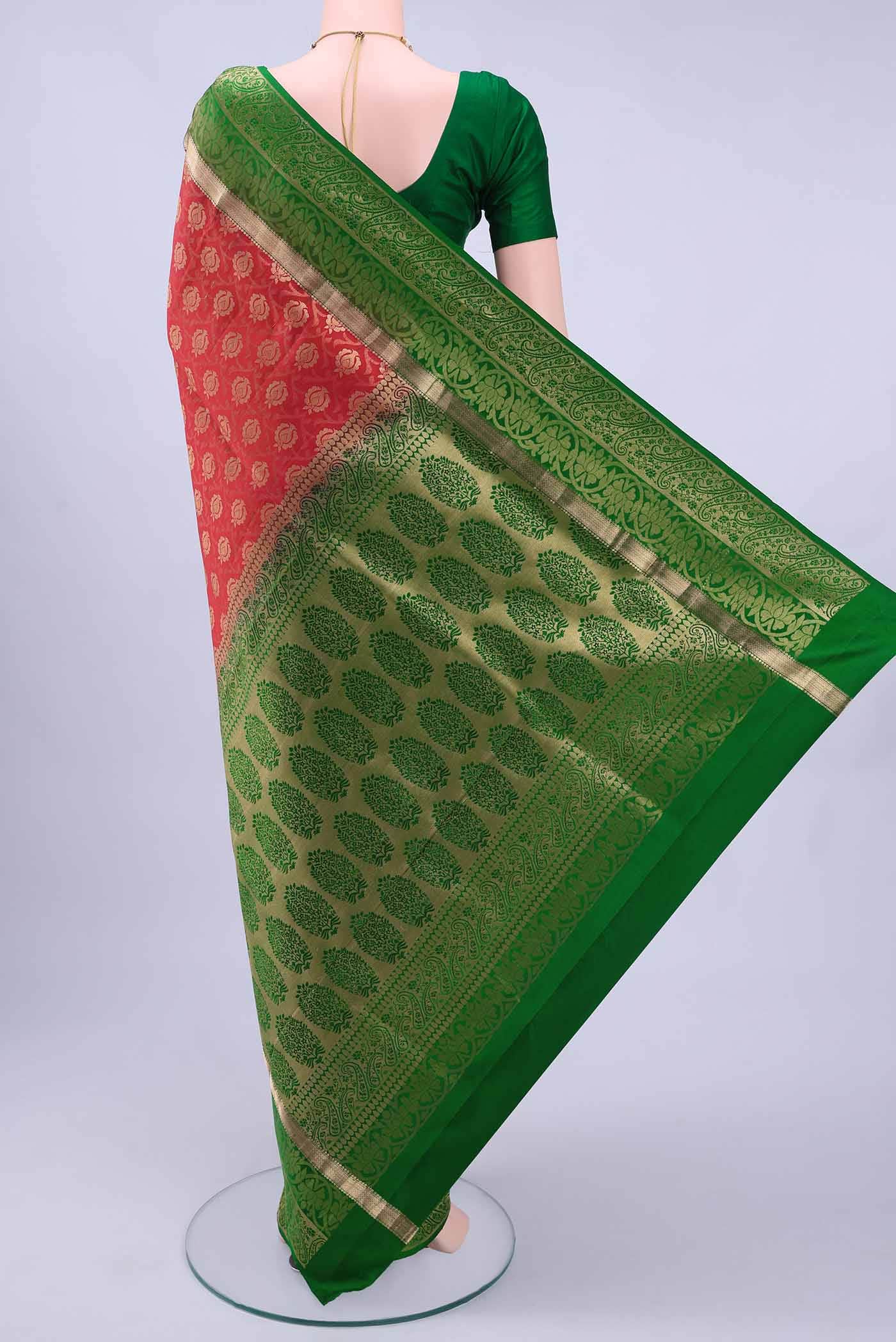 Red Soft Silk Saree