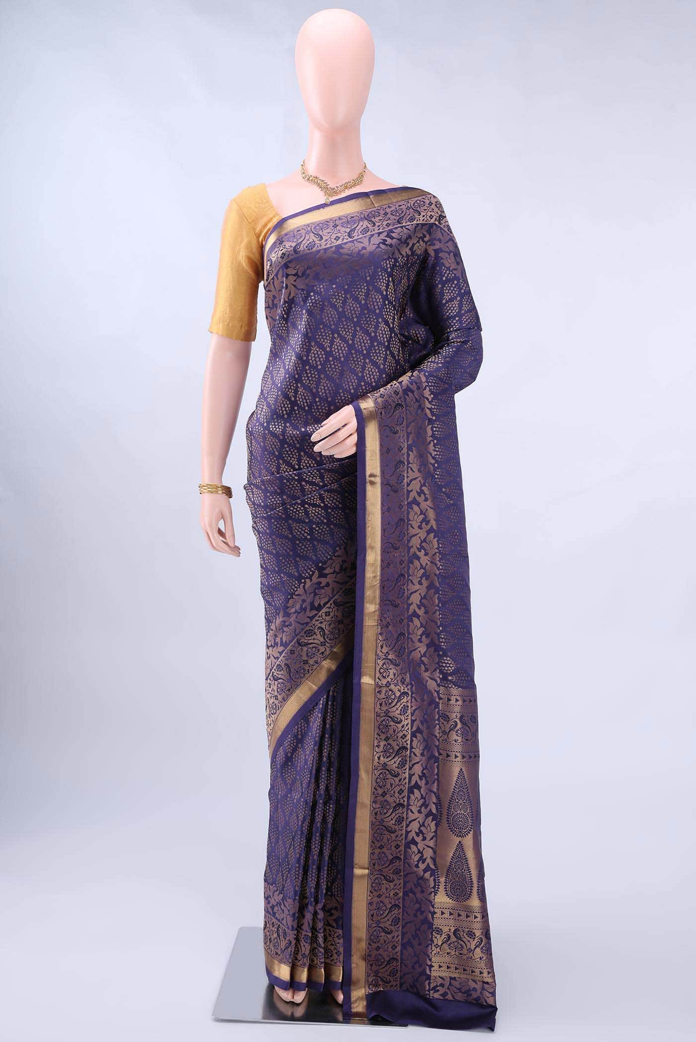 Purple Soft Silk Saree