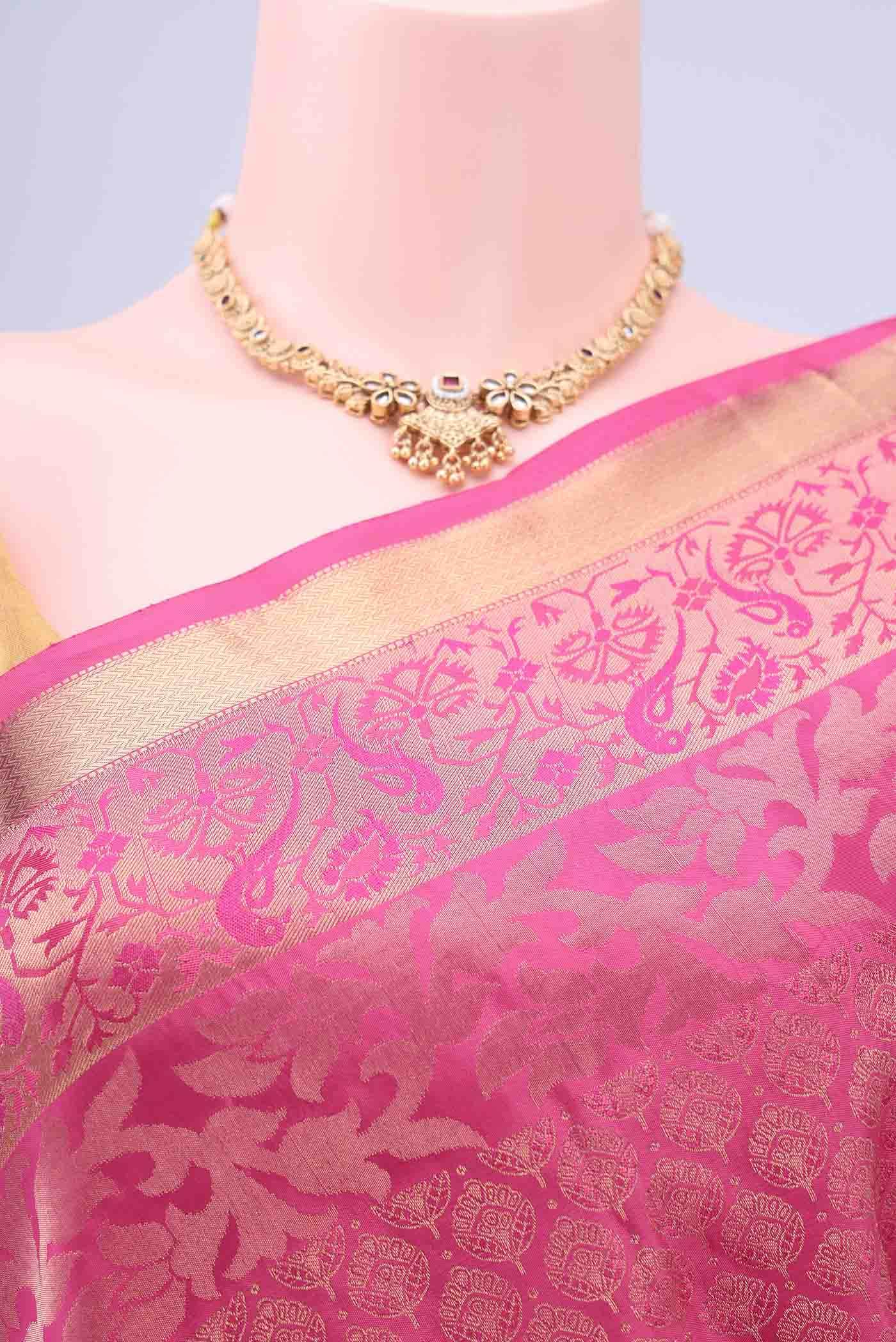 Pink Soft Silk Saree