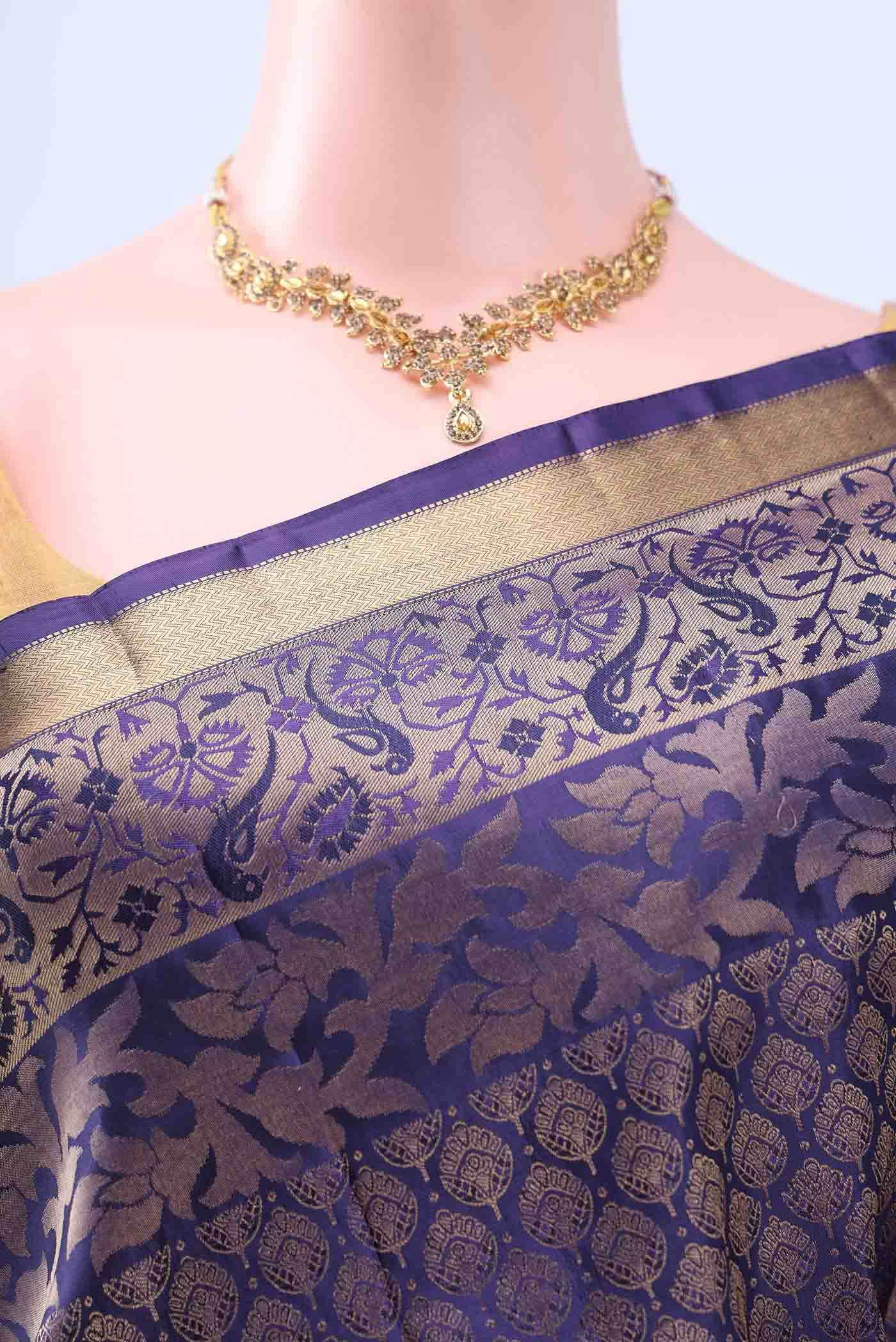 Purple Soft Silk Saree