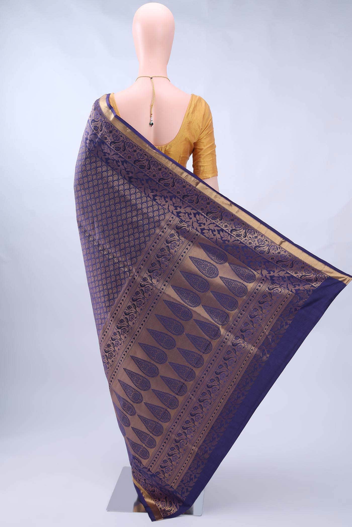 Purple Soft Silk Saree