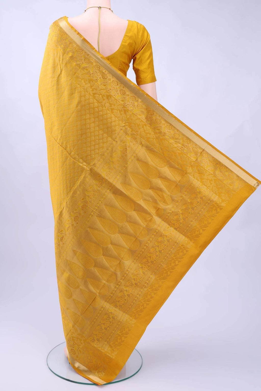 Yellow Soft Silk Saree