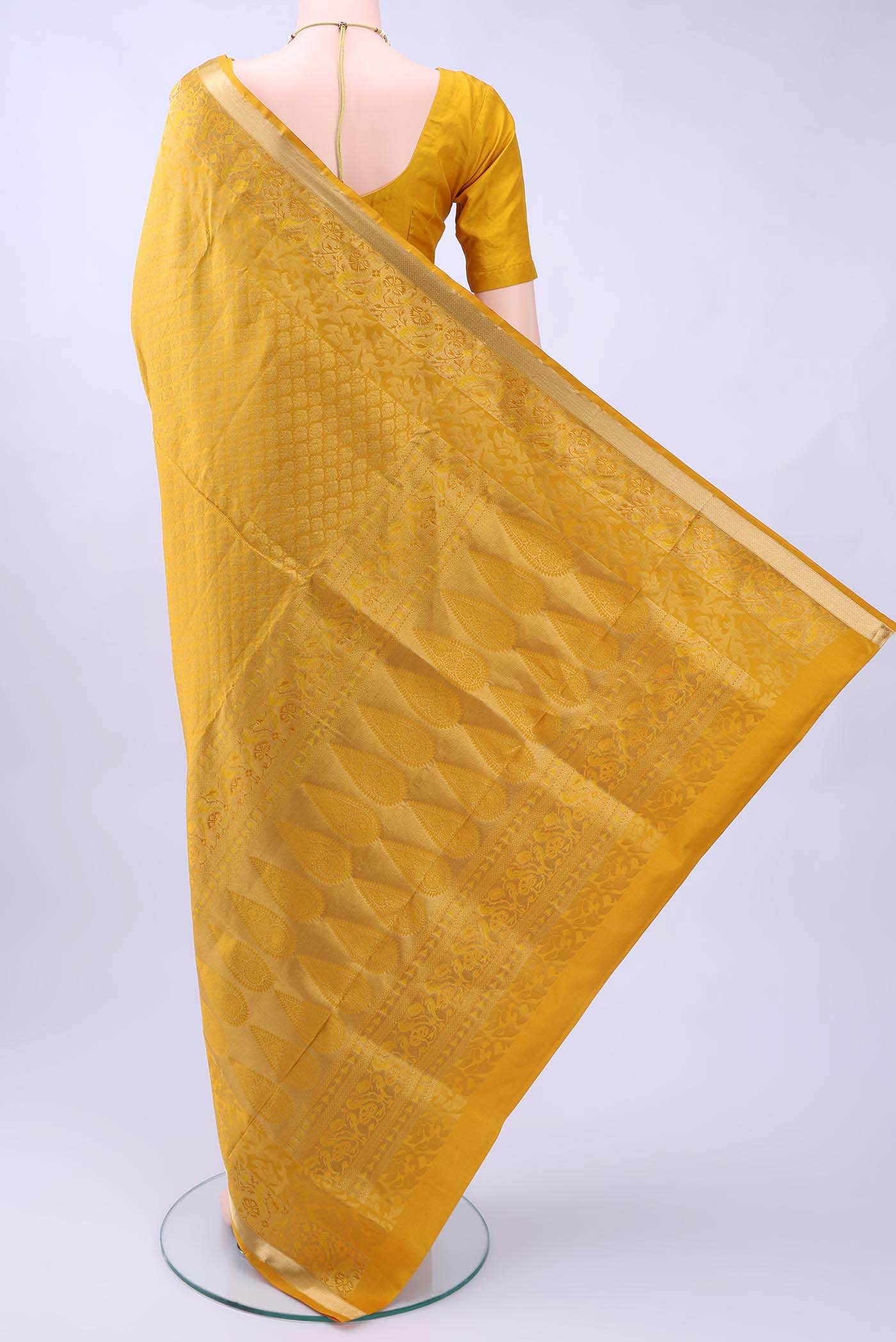 Yellow Soft Silk Saree