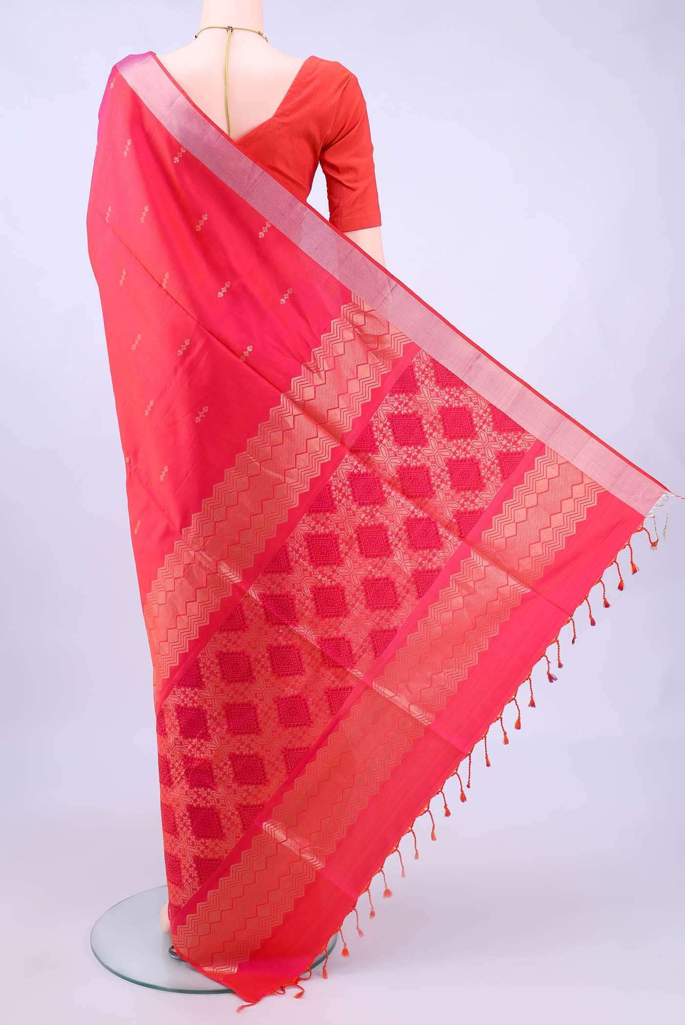 Pink Uppada Silk Saree