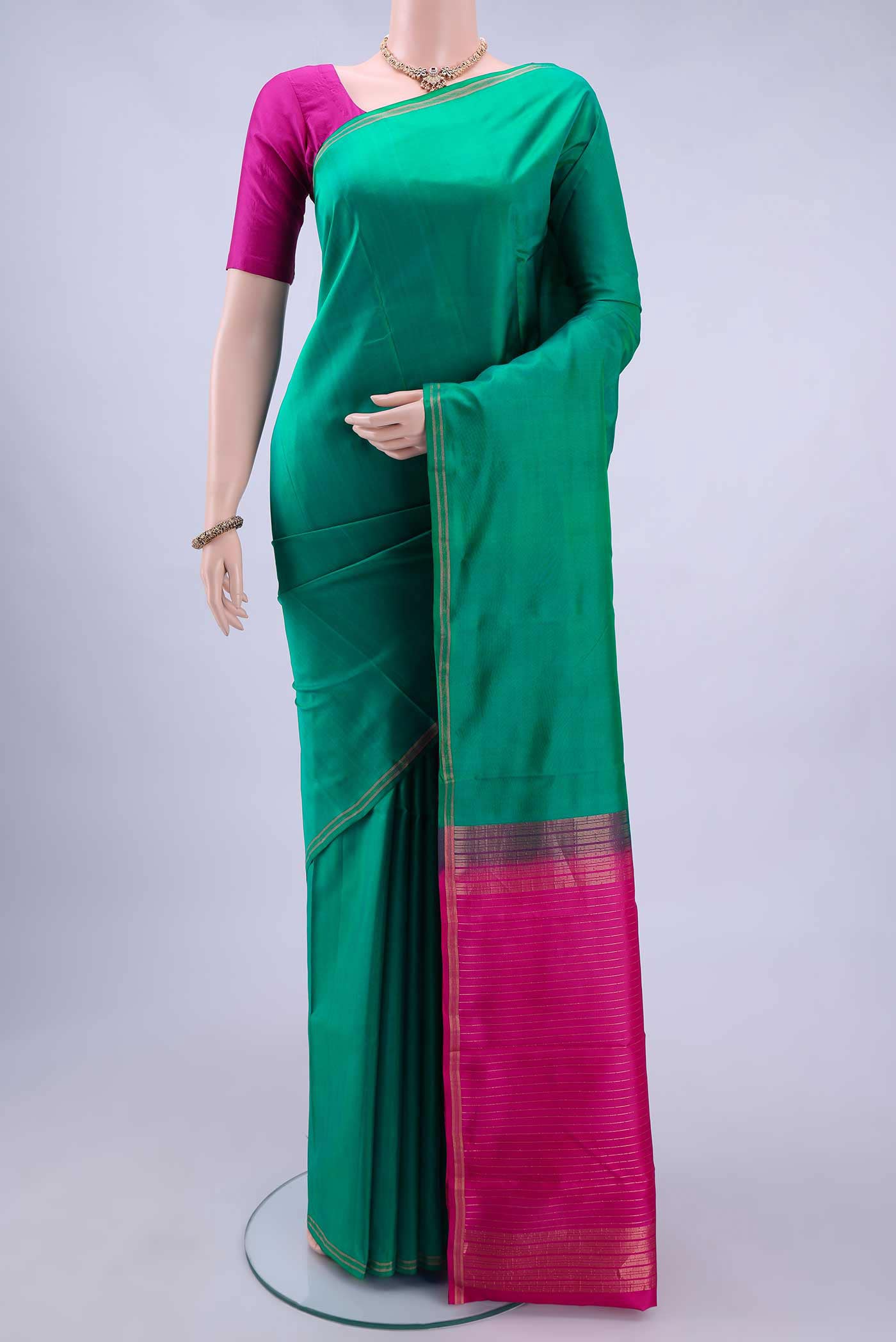 no Dual Tone Nangavalli Silk [ Salem ] Saree