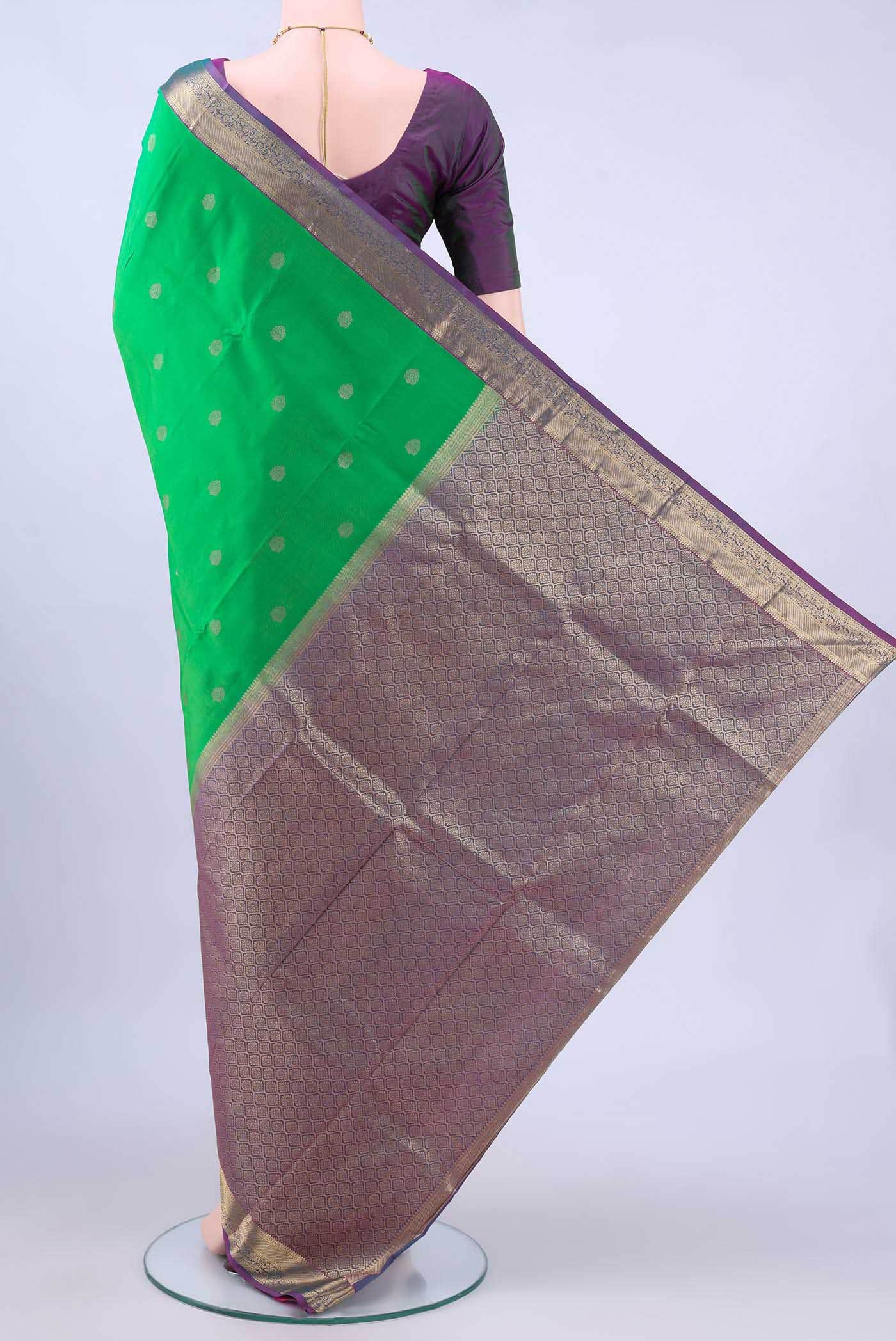 no Dual Tone Kanchipuram Saree