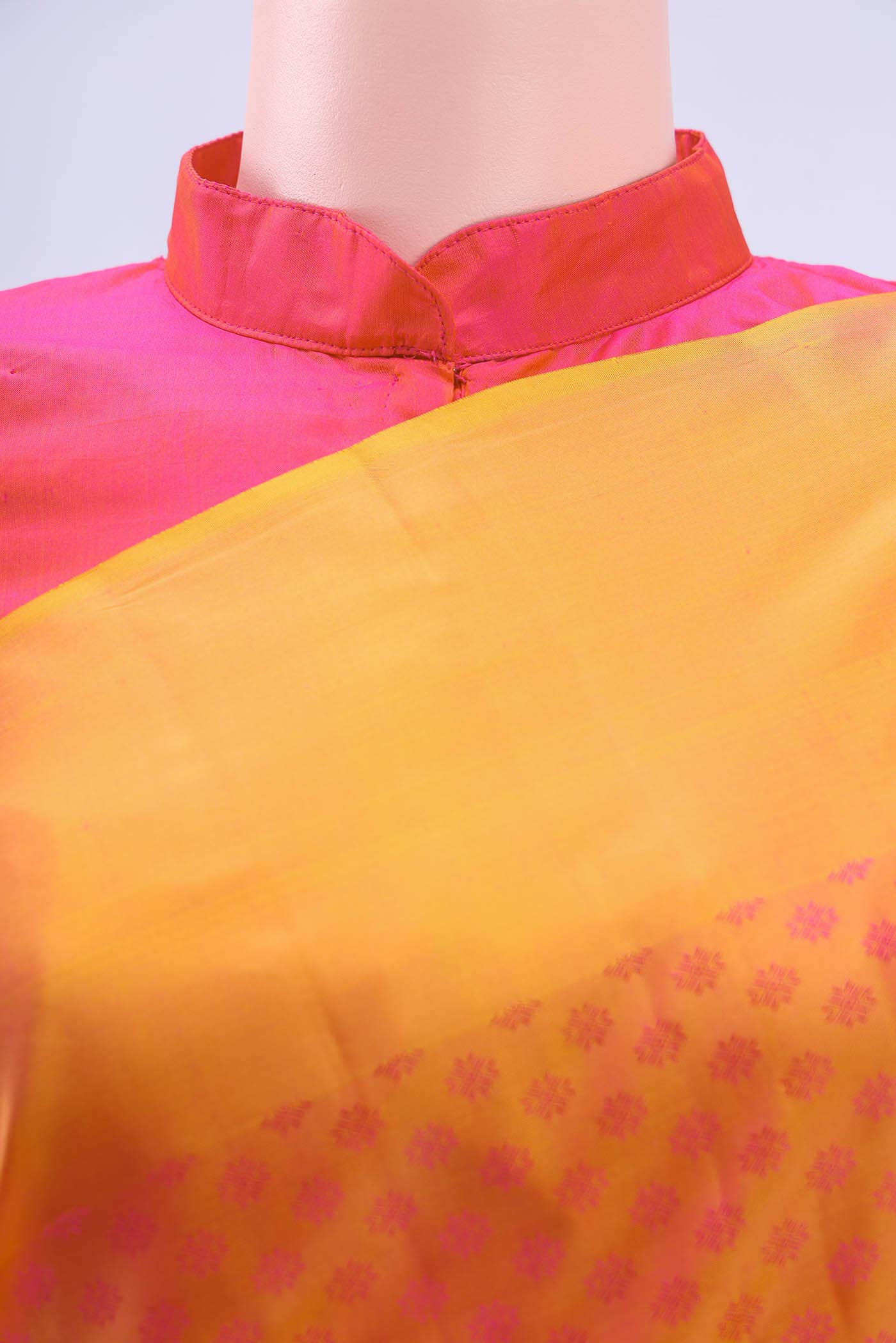 Brick Orange Nangavalli Silk [ Salem ] Saree