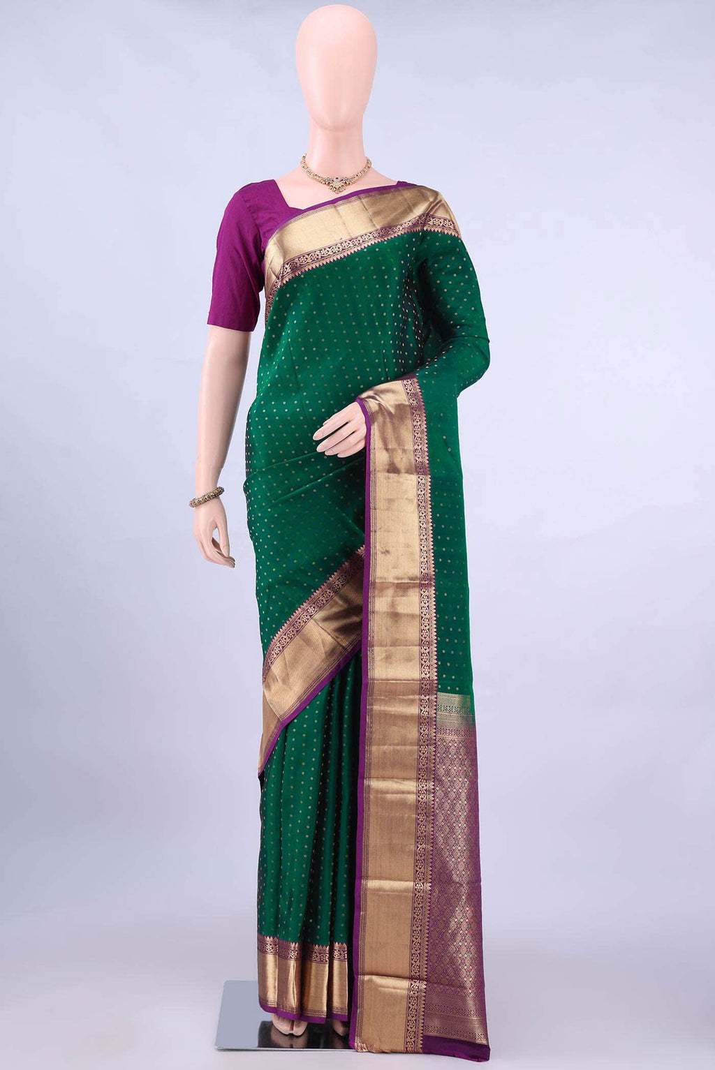 no Dual Tone Nangavalli Silk [ Salem ] Saree
