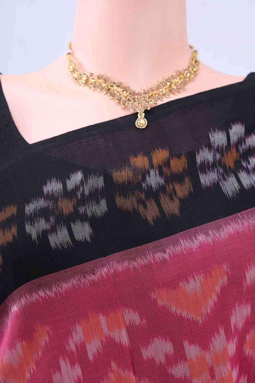 Pink Pochampally Cotton Saree