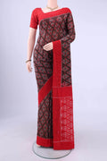 Bronze Pochampally Cotton Saree