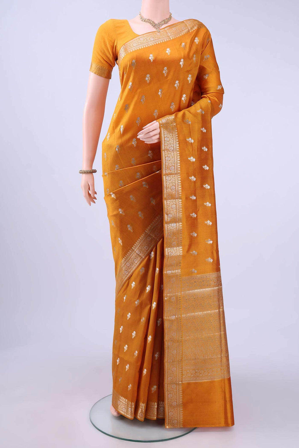 no Dual Tone Banarasi Raw Silk Saree