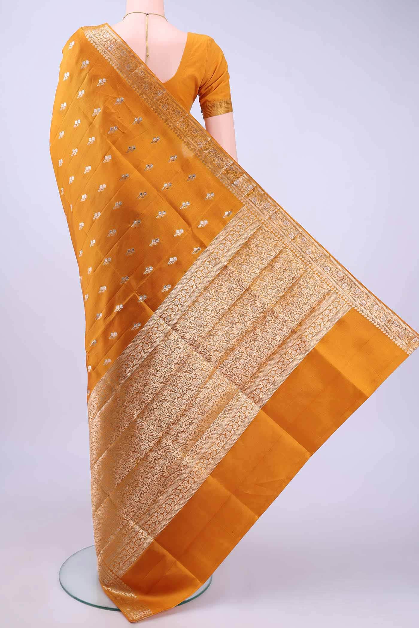 no Dual Tone Banarasi Raw Silk Saree